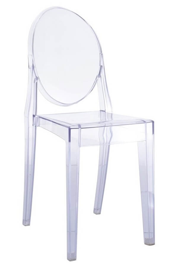 Clear Victoria Ghost Chair - Divine Events